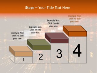 A Colorful Abstract Background With Squares And Lines PowerPoint Template