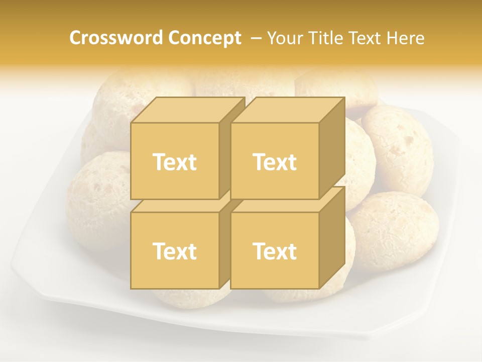 A White Plate Filled With Food On Top Of A Table PowerPoint Template