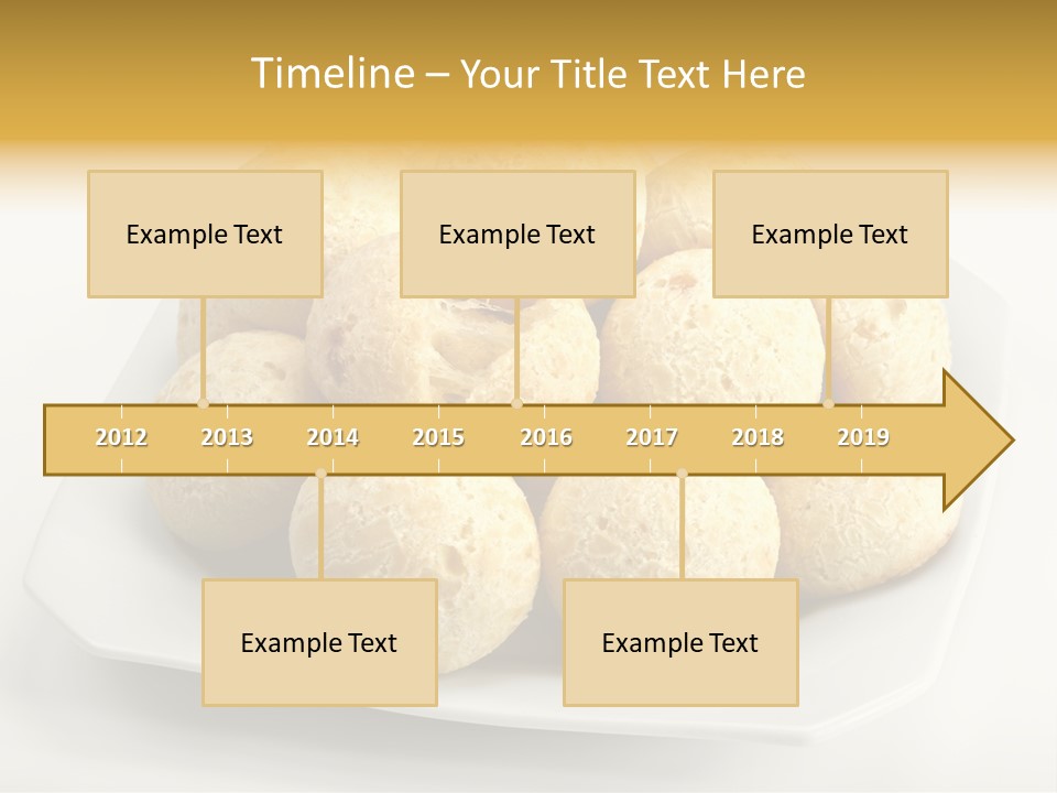 A White Plate Filled With Food On Top Of A Table PowerPoint Template