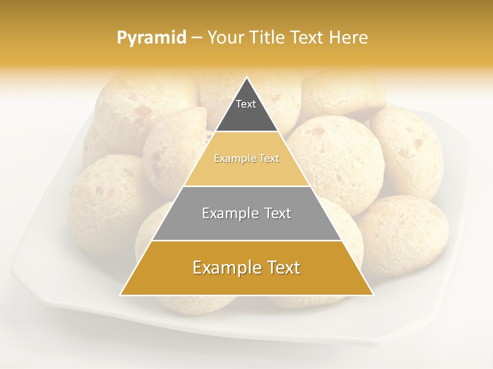 A White Plate Filled With Food On Top Of A Table PowerPoint Template