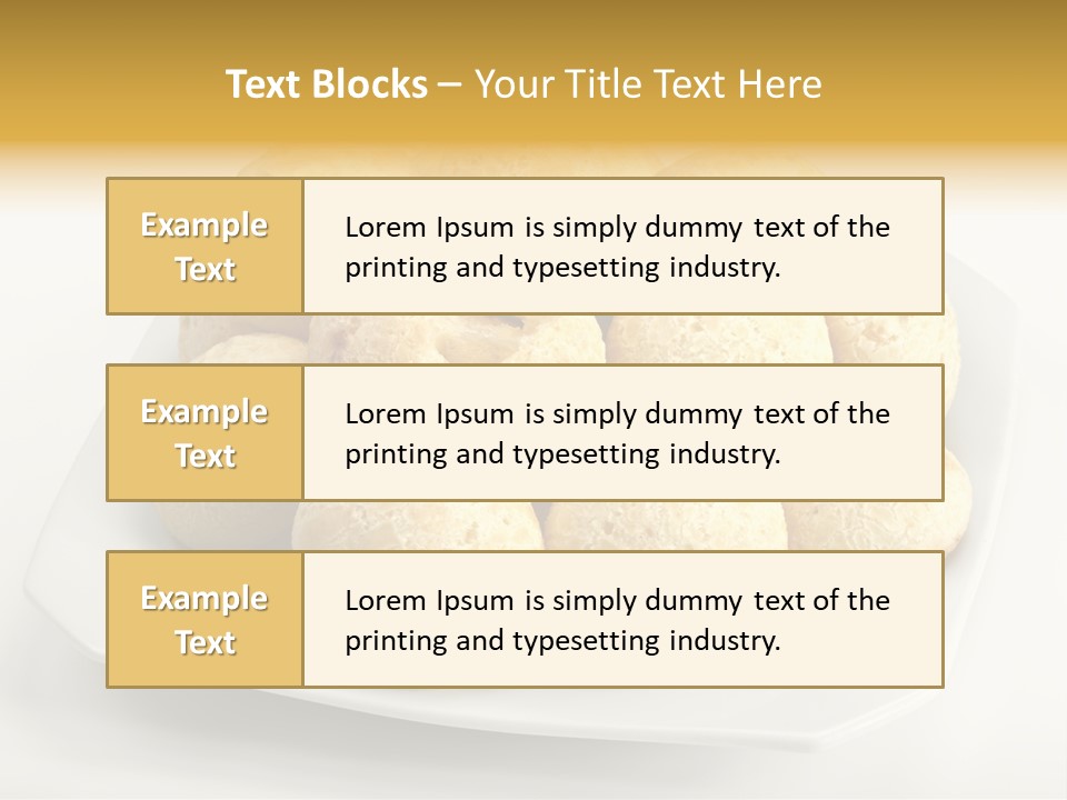 A White Plate Filled With Food On Top Of A Table PowerPoint Template