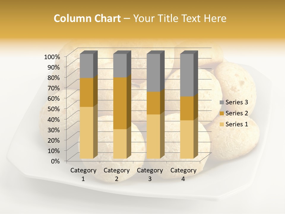 A White Plate Filled With Food On Top Of A Table PowerPoint Template
