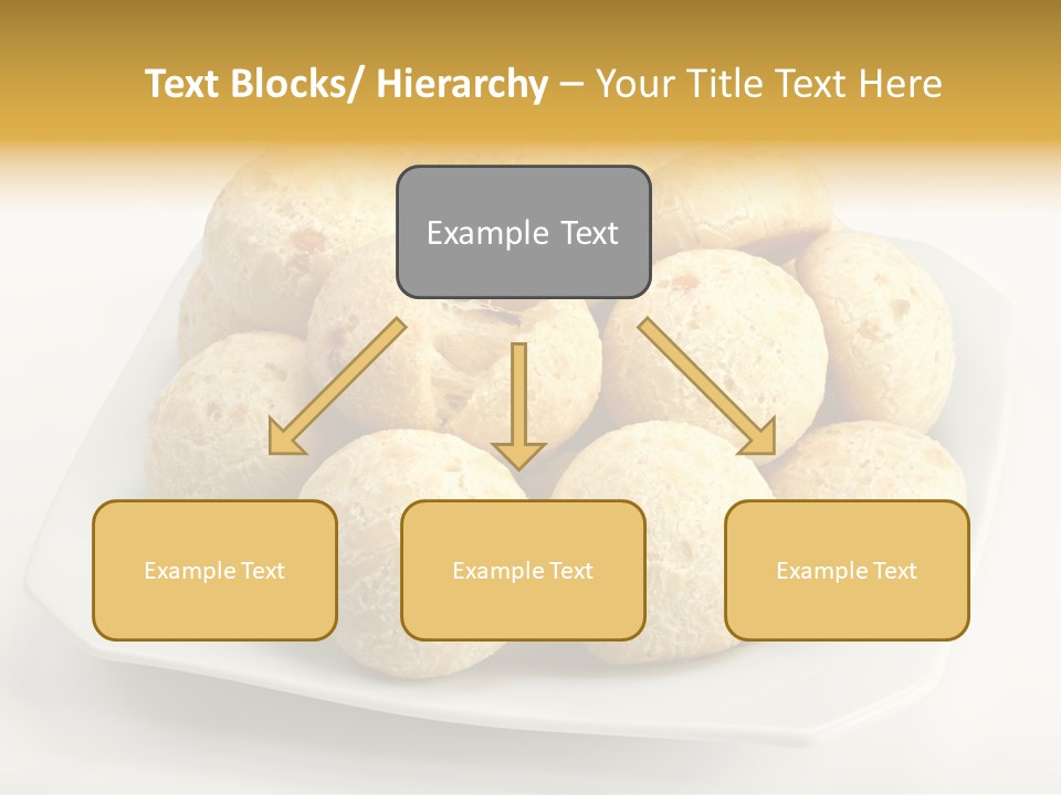 A White Plate Filled With Food On Top Of A Table PowerPoint Template