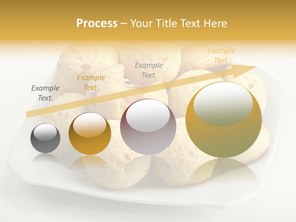 A White Plate Filled With Food On Top Of A Table PowerPoint Template
