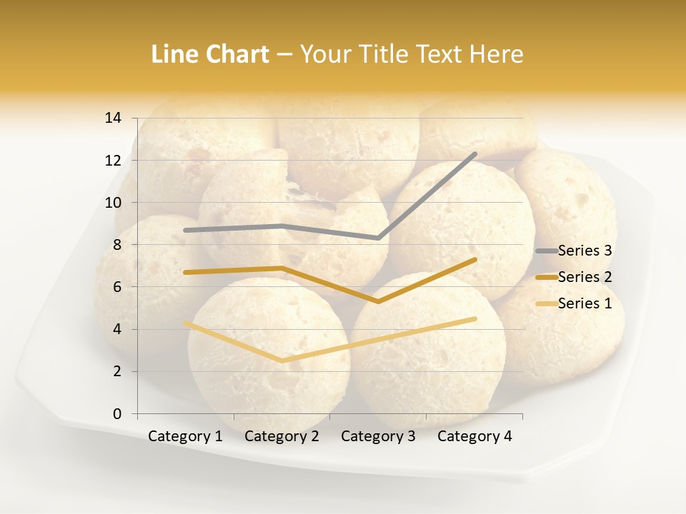 A White Plate Filled With Food On Top Of A Table PowerPoint Template