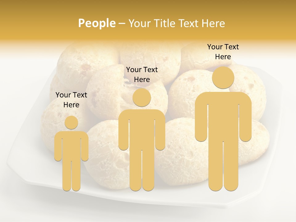 A White Plate Filled With Food On Top Of A Table PowerPoint Template