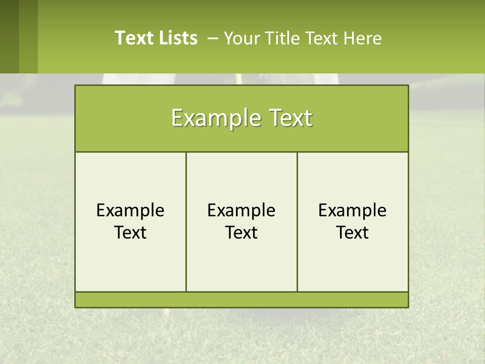 A Man Is Putting A Golf Ball On A Tee PowerPoint Template