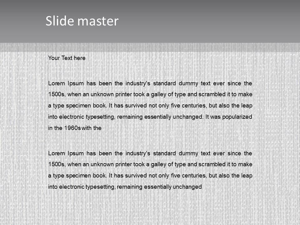 A Gray And White Background With The Words Name Of Presentation Company Name PowerPoint Template