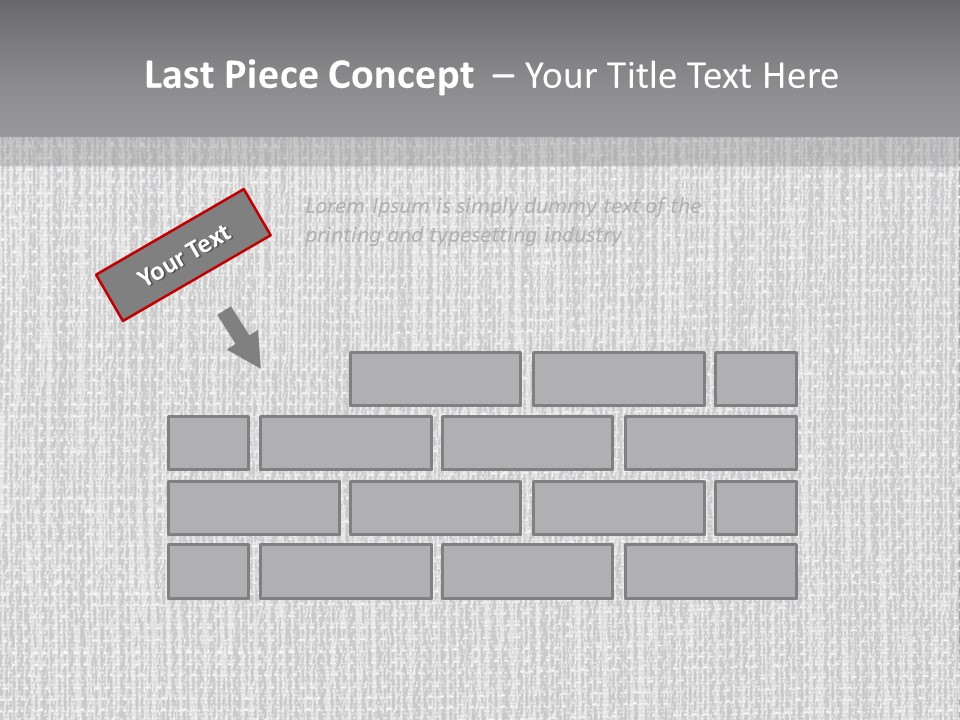 A Gray And White Background With The Words Name Of Presentation Company Name PowerPoint Template