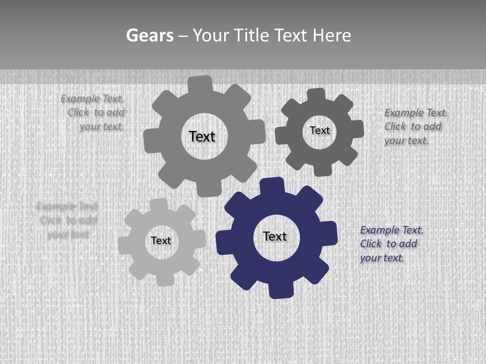 A Gray And White Background With The Words Name Of Presentation Company Name PowerPoint Template