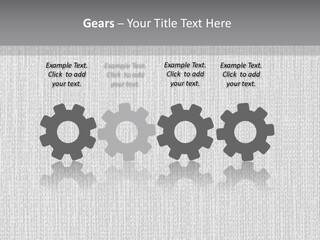 A Gray And White Background With The Words Name Of Presentation Company Name PowerPoint Template