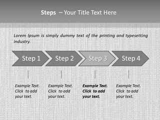 A Gray And White Background With The Words Name Of Presentation Company Name PowerPoint Template