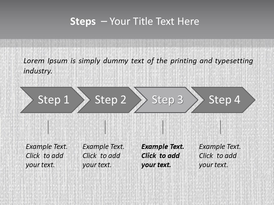 A Gray And White Background With The Words Name Of Presentation Company Name PowerPoint Template