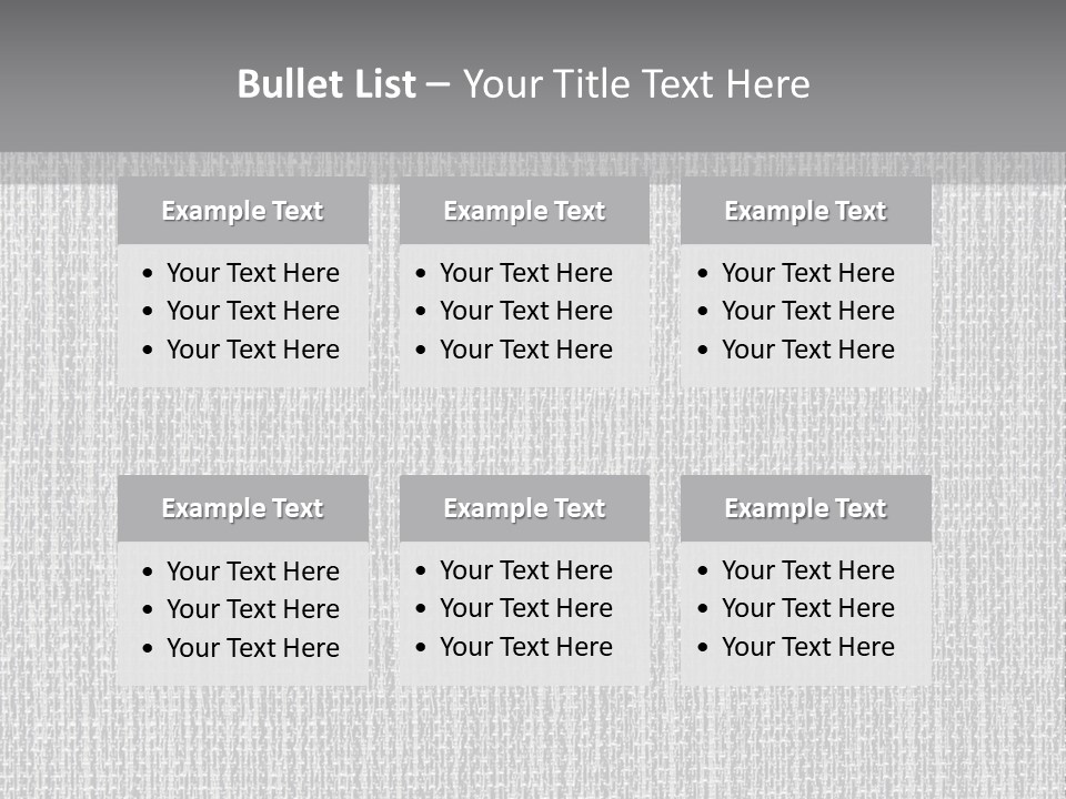A Gray And White Background With The Words Name Of Presentation Company Name PowerPoint Template