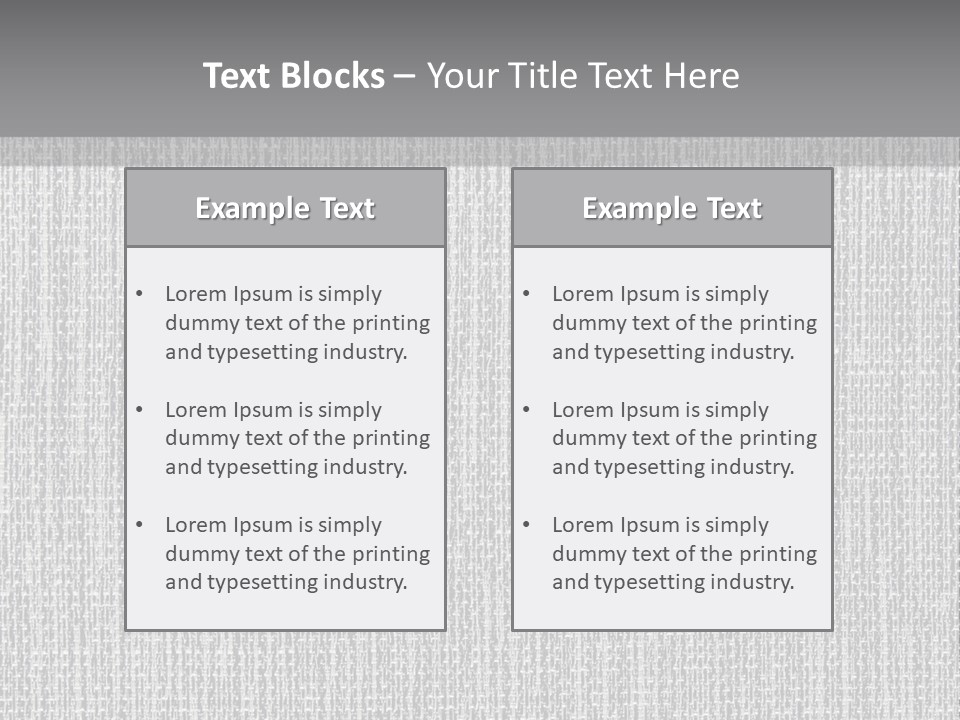 A Gray And White Background With The Words Name Of Presentation Company Name PowerPoint Template