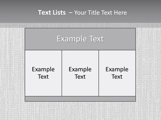 A Gray And White Background With The Words Name Of Presentation Company Name PowerPoint Template