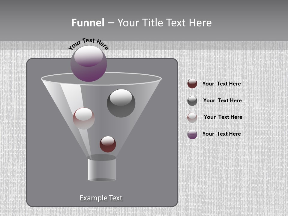 A Gray And White Background With The Words Name Of Presentation Company Name PowerPoint Template