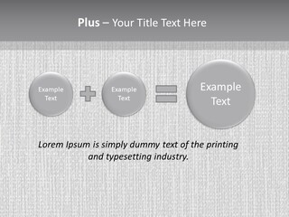 A Gray And White Background With The Words Name Of Presentation Company Name PowerPoint Template