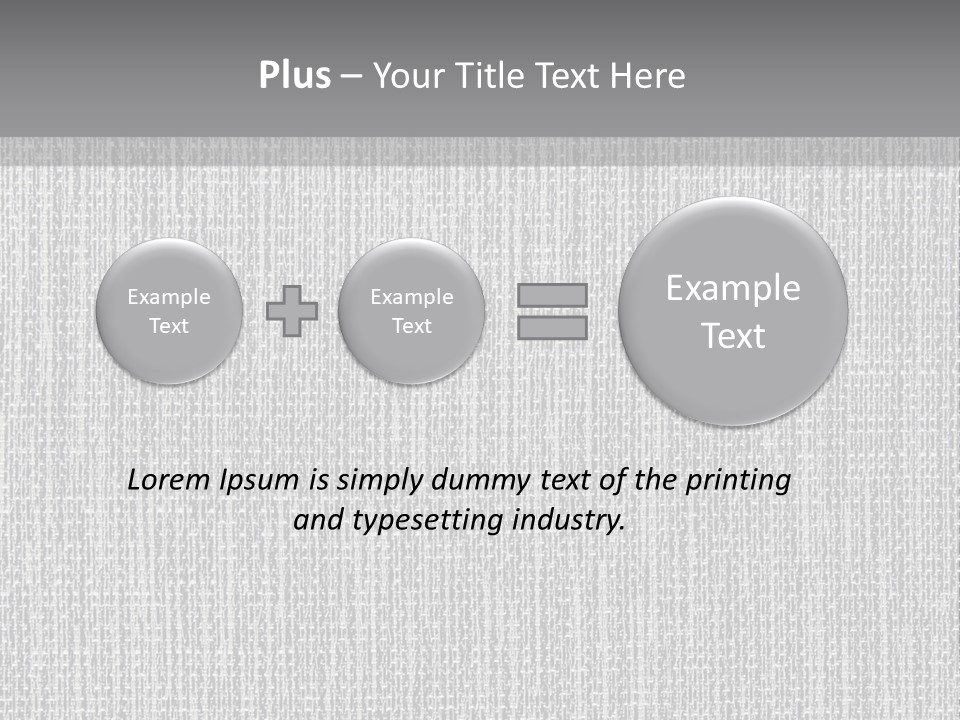 A Gray And White Background With The Words Name Of Presentation Company Name PowerPoint Template