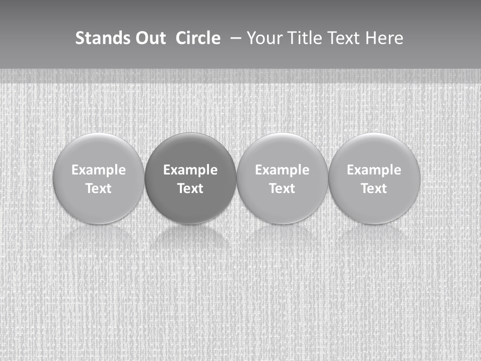 A Gray And White Background With The Words Name Of Presentation Company Name PowerPoint Template