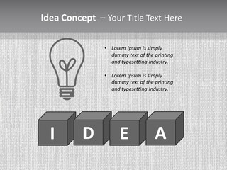 A Gray And White Background With The Words Name Of Presentation Company Name PowerPoint Template