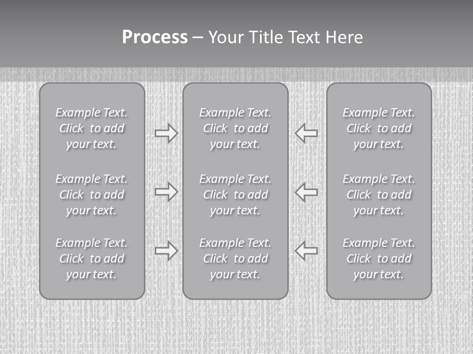 A Gray And White Background With The Words Name Of Presentation Company Name PowerPoint Template