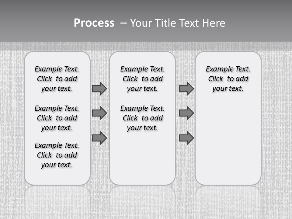 A Gray And White Background With The Words Name Of Presentation Company Name PowerPoint Template