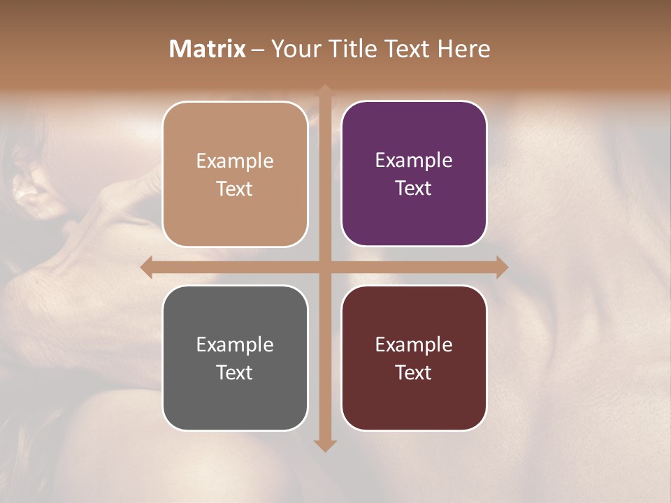 A Man Kissing A Woman's Face With Her Hand On Her Cheek PowerPoint Template