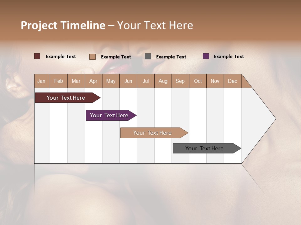 A Man Kissing A Woman's Face With Her Hand On Her Cheek PowerPoint Template