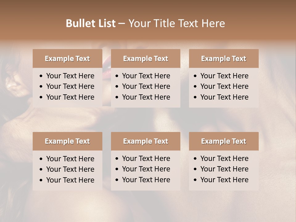 A Man Kissing A Woman's Face With Her Hand On Her Cheek PowerPoint Template