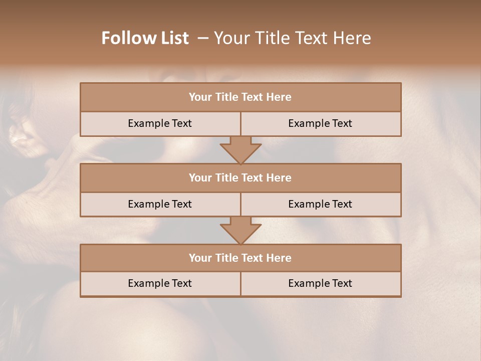 A Man Kissing A Woman's Face With Her Hand On Her Cheek PowerPoint Template