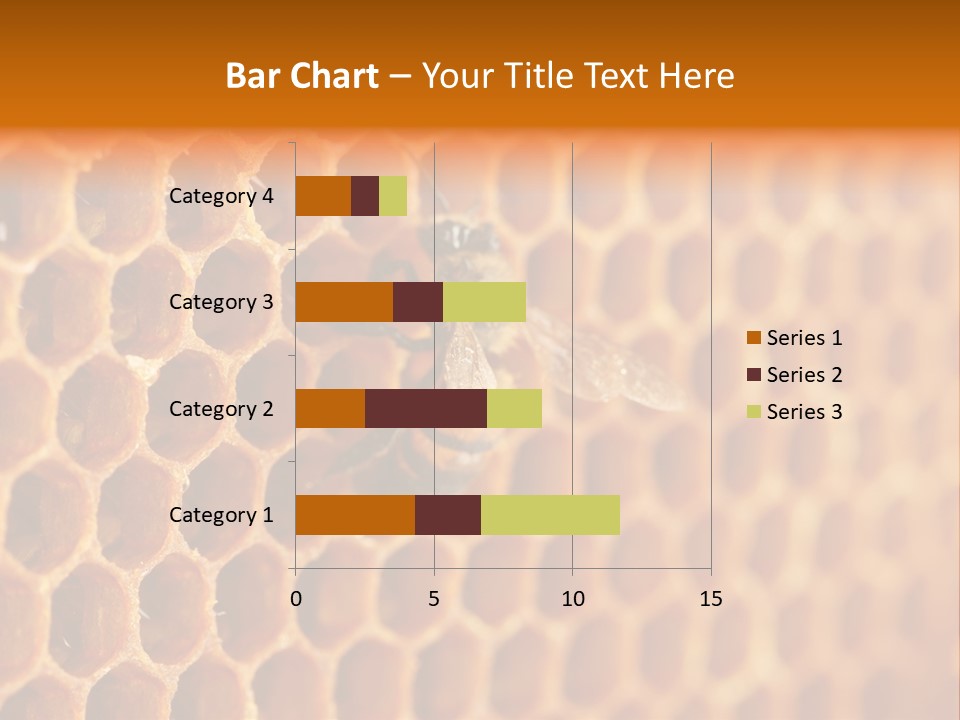Two Bees On A Honeycomb Powerpoint Template PowerPoint Template