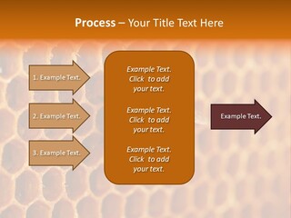 Two Bees On A Honeycomb Powerpoint Template PowerPoint Template