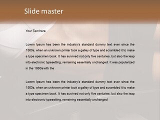 A Woman In A Sports Bra Laying On A Bench PowerPoint Template