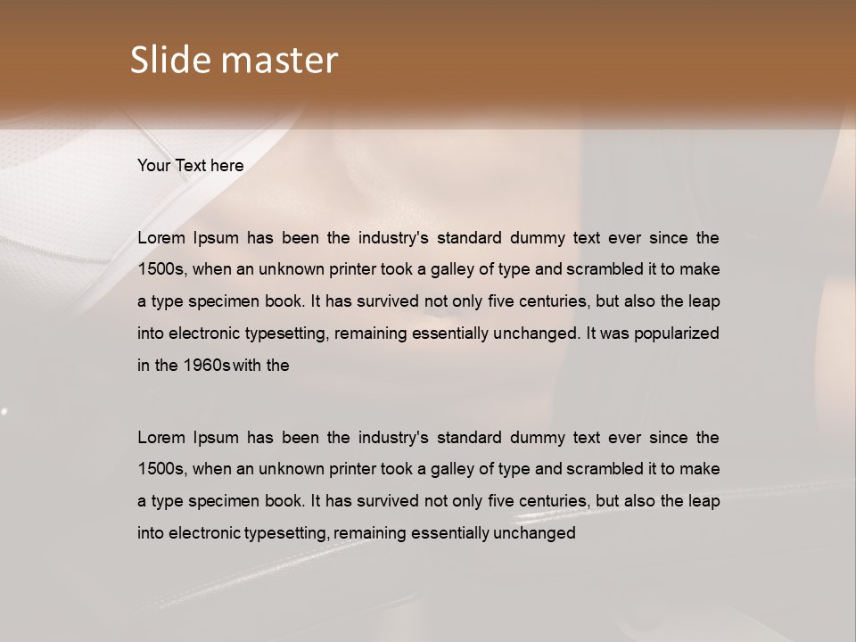 A Woman In A Sports Bra Laying On A Bench PowerPoint Template