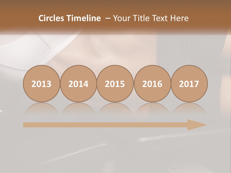 A Woman In A Sports Bra Laying On A Bench PowerPoint Template