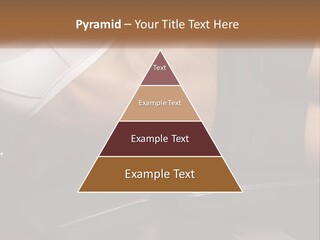 A Woman In A Sports Bra Laying On A Bench PowerPoint Template