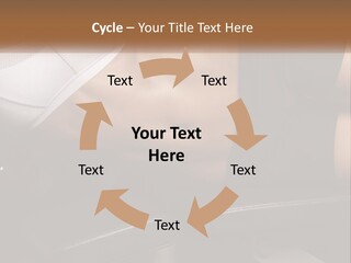 A Woman In A Sports Bra Laying On A Bench PowerPoint Template