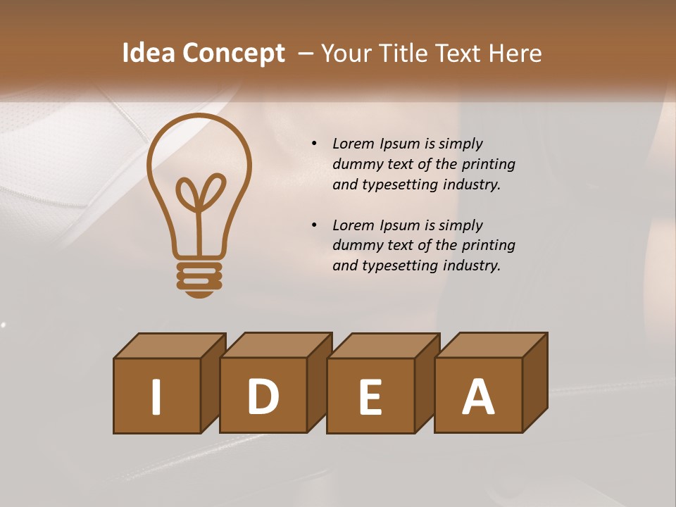 A Woman In A Sports Bra Laying On A Bench PowerPoint Template