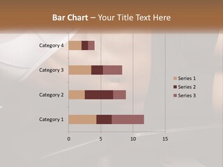 A Woman In A Sports Bra Laying On A Bench PowerPoint Template