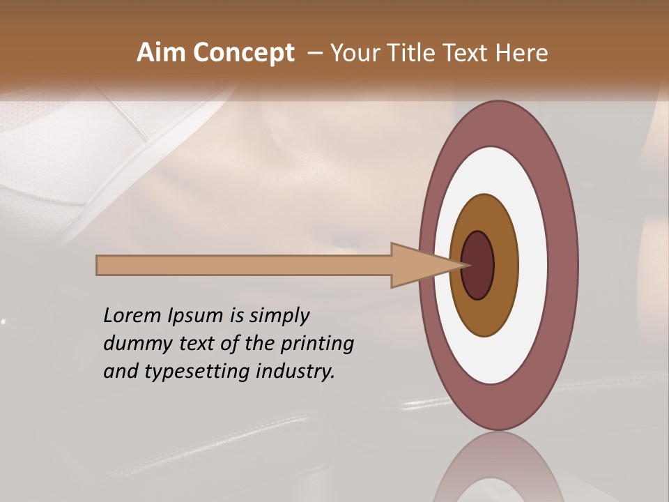 A Woman In A Sports Bra Laying On A Bench PowerPoint Template