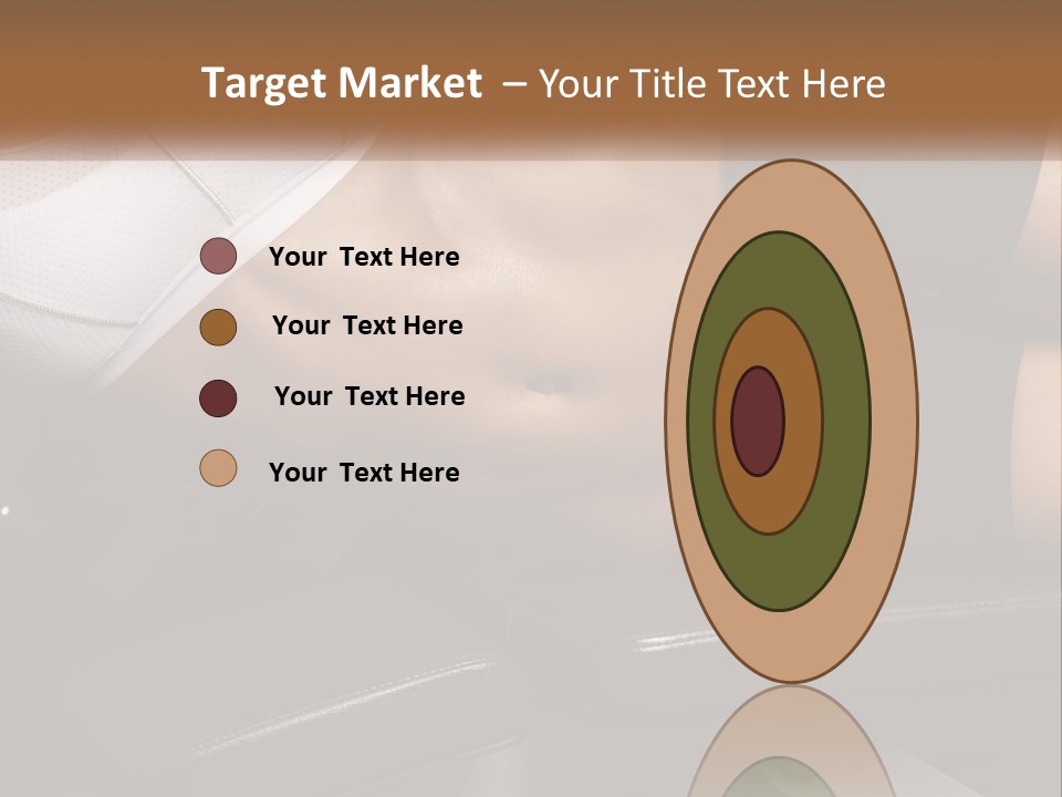 A Woman In A Sports Bra Laying On A Bench PowerPoint Template