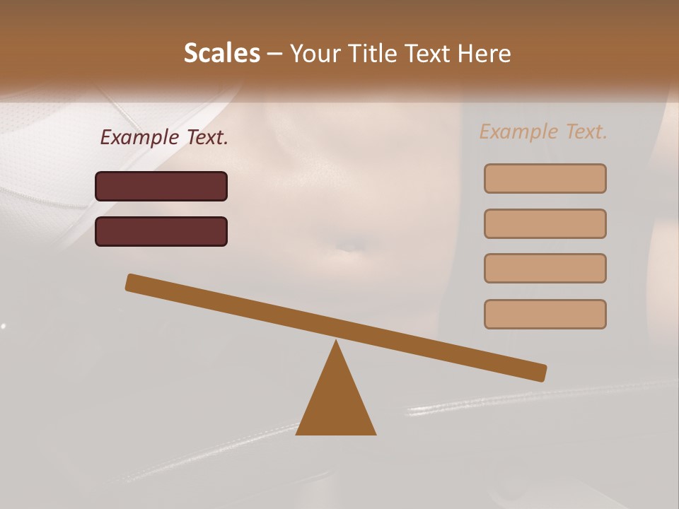 A Woman In A Sports Bra Laying On A Bench PowerPoint Template