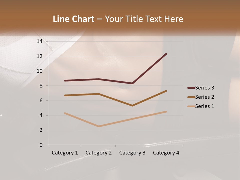 A Woman In A Sports Bra Laying On A Bench PowerPoint Template