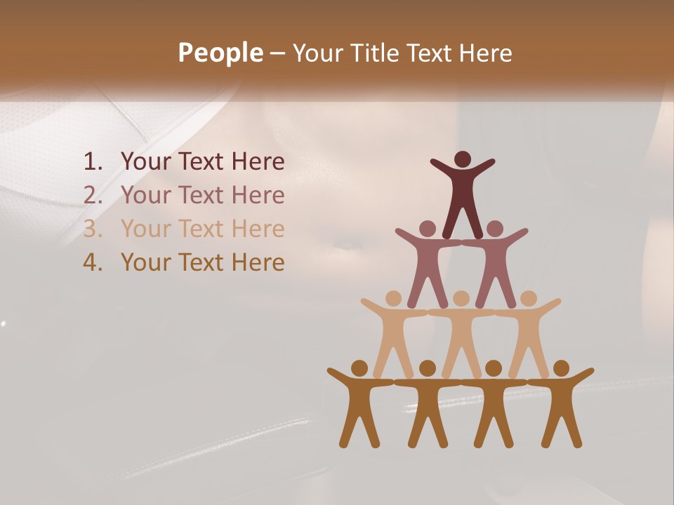 A Woman In A Sports Bra Laying On A Bench PowerPoint Template