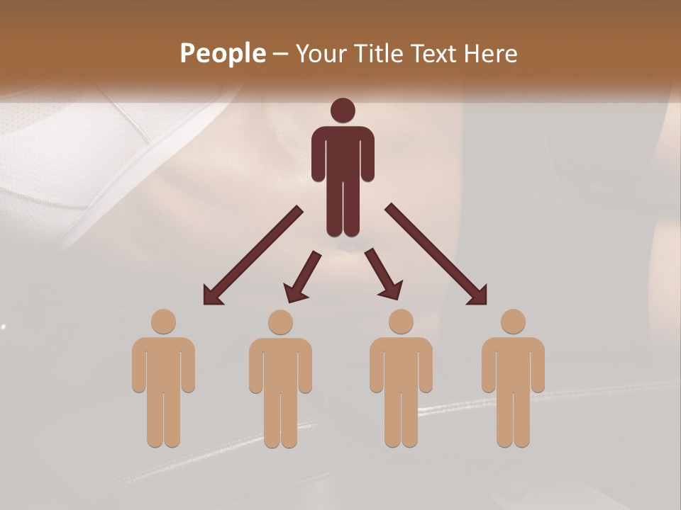 A Woman In A Sports Bra Laying On A Bench PowerPoint Template