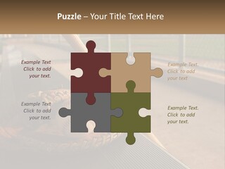 A Baseball Bat And A Baseball In A Catchers Mitt PowerPoint Template