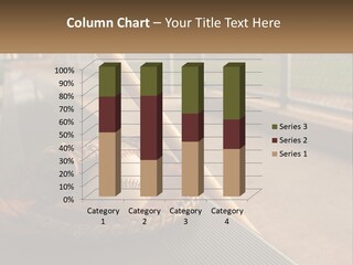 A Baseball Bat And A Baseball In A Catchers Mitt PowerPoint Template