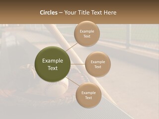 A Baseball Bat And A Baseball In A Catchers Mitt PowerPoint Template