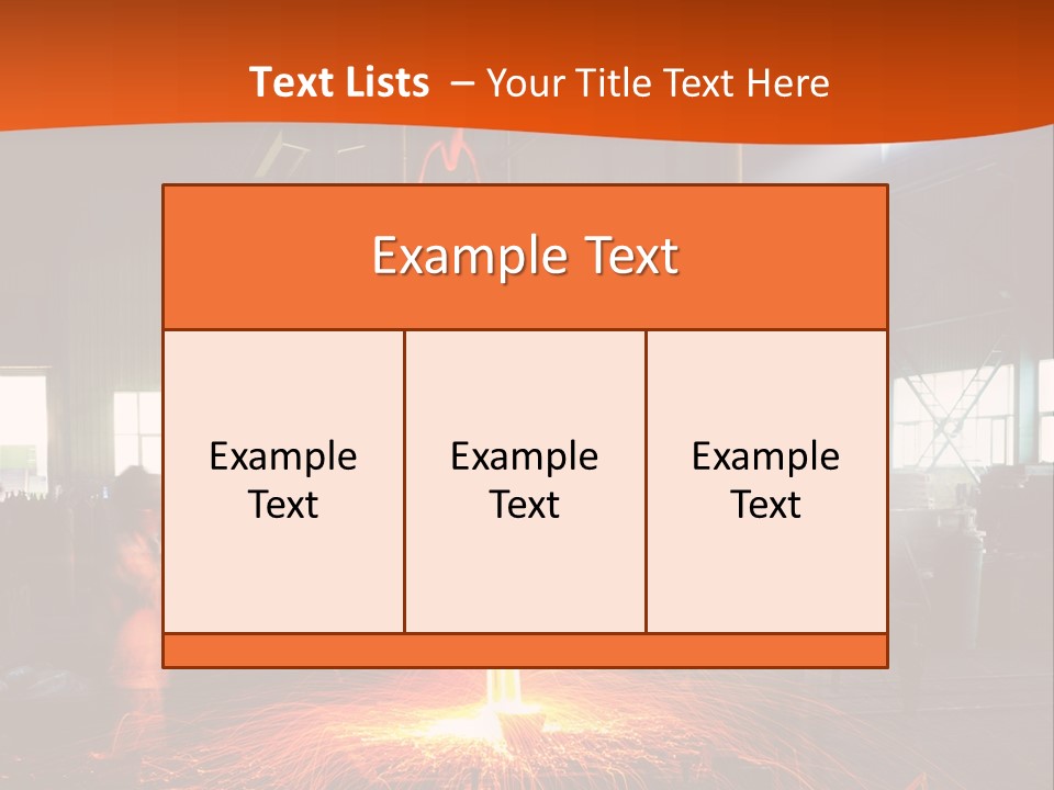 A Man Working On A Piece Of Metal In A Factory PowerPoint Template